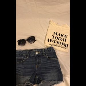 Cute girls size medium shorts!